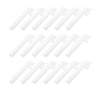 FIXOSHEE 60pcs Adjustable Plastic Curtain Hooks for Pinch Pleat Drapes White Drapery Clips with Strong Grip Fit for Heavy and Sheer Curtains Versatile Window and Bathroom Use