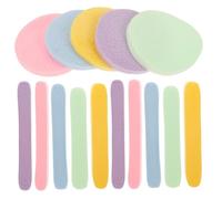 FIXOSHEE 60pcs Compressed Facial Cleansing Sponges Multi-color Soft Puff for Face Makeup Removal and Mask Application Space-saving Travel-friendly Skincare Tool for All Skin Types
