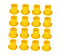 FIXOSHEE 60Pcs High-strength Plastic Rebar Safety Caps Protective Mushroom End Covers for Construction Sites Garden Stakes with Visibility