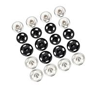 FIXOSHEE 60pcs Sew Metal Snap Buttons with Hidden Press Studs for Clothes Wear Resistant Fasteners for DIY Sewing Reliable Design for Secure Clothing Repairs and Modifications