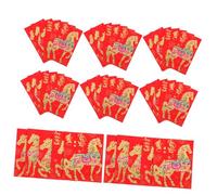 FIXOSHEE 60pcs Vietnamese Lunar Year Red Envelopes Horse Year Lucky Money Bags with Vibrant Colors and Traditional Designs for Birthdays Weddings Graduations Showers Anniversaries Spring