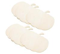 FIXOSHEE 6Pcs DIY Wooden Pumpkin Cutouts for Painting Unfinished Wood Craft Slices for Halloween Handmade Decor Premium Wood Material Creative Pumpkin Shape for Imaginative Art Projects