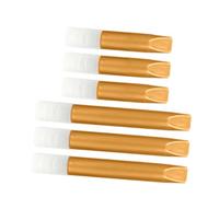 FIXOSHEE 6pcs Gold Acrylic Paint Pens for Fine Line Art and Watercolor Masking Fluid Durable Ergonomic Detailing Markers for Childrens Creative Drawing and Nail Dotting