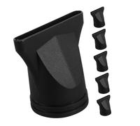 FIXOSHEE 6pcs Hair Dryer Nozzle Attachments Salon Styling Tool Heat Resistant Plastic Concentrator Duckbill Design for Even Heat Distribution and Sleek Hair Finish