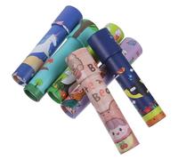 FIXOSHEE 6Pcs Large Cartoon Kaleidoscopes for Educational Scientific with Adorable Patterns Portable Lightweight Visual Learning for Boys and Party Bag Fillers