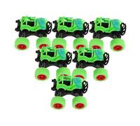 FIXOSHEE 6pcs Off Road Pull Back Cars Battery Inertia Powered Vehicles for Outdoor and Indoor Play Four Wheel Drive for Adventure and Birthday Party Favors