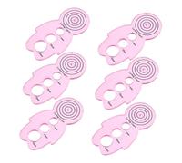 FIXOSHEE 6pcs Pink Paper Rolling Tool Ergonomic Quilling Paper Tool for DIY Crafts Greeting Cards and Handwork Easy Curling for Beginners