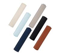 FIXOSHEE 6pcs PU Leather Pen Holder Elastic Band Sleeve for Notebook Pencil Storage Pen Pouch Gift for Friends Family
