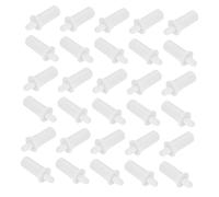 FIXOSHEE 80pcs Blind Repair Tools Louver Tools Blind Shutter Pins Shutter Repair Pins Spring Loaded Fasteners Window Shutter Fastener Louver Repair Louver Tools Plastic White