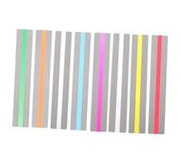FIXOSHEE 8pcs Colored Reading Tracking Strips Highlight Bookmarks for Students Easy to Use Guided Reading Rulers Gift