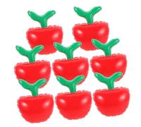 FIXOSHEE 8pcs Decoration Fruit Balloons Classroom Balloons Decoration Fruit Birthday Birthday Party Favor Graduation Party Red Pvc