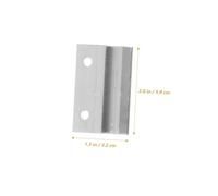 FIXOSHEE 8pcs French Cleat Picture Hanger Clips Heavy Duty Aluminum Alloy Wall Mounting Brackets for Art Frames Mirrors Panels with Screws and Expansion Tubes