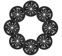 FIXOSHEE 8PCS Kitchen Sink Disposal Splash Guards Silicone Stopper Splash Guard for Garbage Disposal Food Waste Disposer Sink Baffle Removable Drain Cover for Kitchen Waste Management