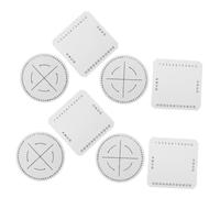 FIXOSHEE 8pcs Kumihimo Jewelry Disk Foam Braiding Boards with Clear Markings for Beginners Experts Lightweight Round Square Craft Plates for Beading Bracelets and Wire Cord Weaving