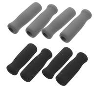 FIXOSHEE 8pcs Non-Slip Cane Handle Grip Covers with Soft Sponge Padding for Walking Sticks and Crutches Fit Central Hole Comfortable Replacement Grips for Seniors and Elderly Stability