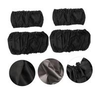 FIXOSHEE 8pcs Pushchair Wheel Covers Stroller Accessory Elastic Protection for Pram Wheels Dustproof Anti-mud Compact Lightweight Large Small