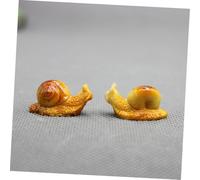 FIXOSHEE 8Pcs Resin Snail Figurines Miniature Garden Decor Adorable Small Snail Statues for Balcony Desktop Decoration Compact Cute Animal Ornaments