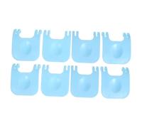 FIXOSHEE 8pcs Small Animal Cage Clips PP Fastener for Rabbit Hamster Cages No Drill Quick Setup Edge Buckles Prevent Escape Wear Resistant Pet Enclosure Accessories