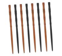 FIXOSHEE 8pcs Wooden Hairpins for Bun Hairstyles Lightweight Bamboo Shaped Chinese Ancient Style Hair Chopsticks Secure Chignon Hair Sticks for Hanfu Qipao Festivals and Parties