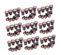 FIXOSHEE 90pcs Japanese Style Mini Coffee Cups Resin Dollhouse Accessories Cute Mini Mugs for DIY Micro Landscape Creative Play Food Tableware Set with Panda and Leaf Designs for Collectors