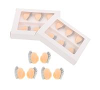 FIXOSHEE 9Pair Silicone Eyelid for Lash Extension Practice Realistic Removable Replacement Eyelids for Mannequin Head Training Professional Lash Technician Tool