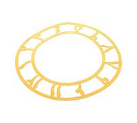 FIXOSHEE Acrylic Clock Face Sticker with Arabic Numerals Self-adhesive Round Mirror Wall Decal Modern Frameless Decorative Clock for Entryway Living Easy Peel and Stick Installation