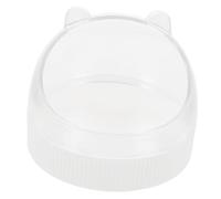 FIXOSHEE Acrylic Hamster Food Bowl Safe Hanging Water Feeder for Pets for Chinchillas and Guinea Pigs Household Use Animal Accessory