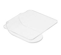 FIXOSHEE Acrylic Manicure Foundation Tray Handheld Makeup Mixing Palette Square Blending Plate for Nail Art and Cosmetic Applications