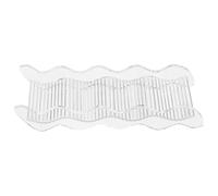 FIXOSHEE Acrylic Small Pet Climbing Ladder Platform Transparent Wave Design Hamster Cage Decoration for Rats Sugar Gliders Chinchillas Detachable Easy-clean Animal House Step