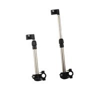 FIXOSHEE Adjustable Extendable Umbrella Mount Stand with Base Clamp for Bike Stroller Wheelchair Scooter Angle Adjustable Holder for Outdoor Rain and Sun Protection