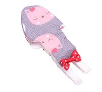 FIXOSHEE Adjustable Parrot Flight Suit Bird Diaper Clothes for Pigeon and Parrot with Pocket Design Easy to Clean Grey Cat Patterned Bird Clothes Supplies