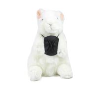 FIXOSHEE Adjustable Small Pet Harness and Leash Breathable for Hamster Rabbit Squirrel Pig and Other Small Animals Black