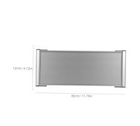 FIXOSHEE Aluminum Alloy Office Door Sign Plate Blank Name Tag for Business Office Lightweight Door Name Plate with Rustic Minimalist Design Easy to Clean and Write Suitable for Home and