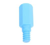 FIXOSHEE American Style Threaded Handle Adapter for Mop Broom Handles Blue Extension Tip Compatible with Various Cleaning Poles Quick Installation and Secure Fit for Floor Mops and Hard