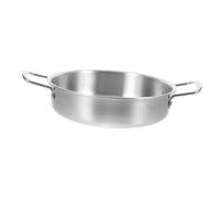 FIXOSHEE Anti-Spill Pan Ramen Noodles Steel Noodle Pot Microwave Soup Pot Seafood Ramen Pan Instant Steaming Boiling Silver 201 Stainless Steel