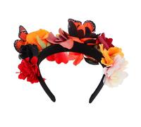 FIXOSHEE Artistic Floral Butterfly Headband for Women Soft Comfortable Decorative Hair Accessory for Carnivals Proms Festivals Nature-inspired Festival Headpiece Enhancing Feminine Charm