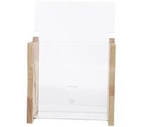 FIXOSHEE Automatic Food Trough Acrylic Chicken Feeder for Rutin Chicken Cage Bird Feeding Station Pet Breeding Supplies