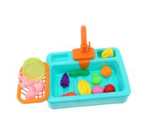 FIXOSHEE Automatic Parrot Bath Tub Basin with Circulating Water System, Small to Medium Bird Shower Pool for Indoor Birdcage Use, Green Plastic Bathing Basin for Cockatiels and Budgerigars