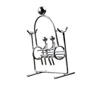 FIXOSHEE Balance Ball Tumbler Swinging Ornament Creative for Home Office Decor Kinetic Art Motion Figurine for Stress Relief and Outer Space Themed Decoration