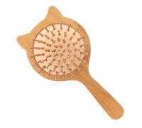FIXOSHEE Bamboo Hair Brush for Women and Teen Detangling Hair Comb Anti- Styling Brush with Scalp Massage Smooth Glide and Natural Design