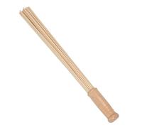 FIXOSHEE Bamboo Tapping Massager Stick for Back Pain Relief Handheld Massage Hammer Wood Material for Self-Relaxation and Muscle Soothing