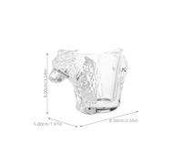 FIXOSHEE Bear-Shaped 50Ml Mini Shot Glass Set with Heavy Base, Cute Animal Design Glasses for Whiskey, Vodka, Espresso, and Spirits, Creative Coffee and Tea Mug Alternative for Home Bar and