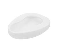 FIXOSHEE Bed Pan for Elderly and Female Patients, Plastic Portable Bedside Potty Urinal Container with Lid, White Bedpan for Bedridden, Pregnant Women, and Disabled Care