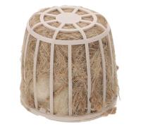 FIXOSHEE Bird Nesting Basin for Hatching and Breeding Comfortable Nest for Parrots and Other Birds Encourages Natural Instincts with Straw for Nest Building Enrichment and Relaxation