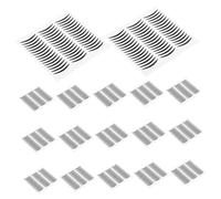 FIXOSHEE Black Double Eyelid Eyeliner Stickers 20 Sheets Waterproof Paper Adhesive Strips Thin Style for Makeup Eye Decor and Temporary Eyeshadow Enhancement