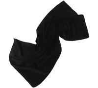 FIXOSHEE Black Makeup Artist Tablecloth 50x80cm, Pure Black Vanity Desk Protector Mat for Beauty Salon, Non-slip Makeup Table Cover Suitable for Dressing Tables and Nail Art Stations