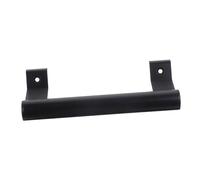 FIXOSHEE Black Metal Sliding Door Handle Non Slip Kitchen Shed Replacement Internal Door Handles Rust Resistant Vintage Style with Screw Fixing for Easy Installation
