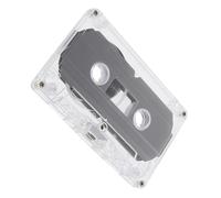 FIXOSHEE Blank Cassette Tape 30-minute with Hard Case Diy Handcraft Cassette Tape Decoration for Retro Party and Educational Recording Use