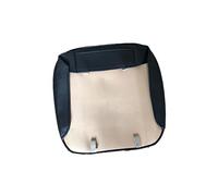 FIXOSHEE Breathable Bamboo Charcoal Seat Mat for Car PU Leather Cushion Pad Temperature Control and Humidity Comfortable Non Slip Car Interior Cover Beige Without Backrest