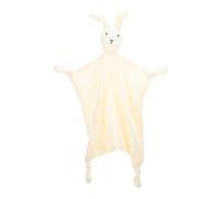 FIXOSHEE Breathable Muslin Security Blanket with Bunny for Newborns and Soft Cotton Comforter for Sleep and Play Machine Washable Unisex Lovey